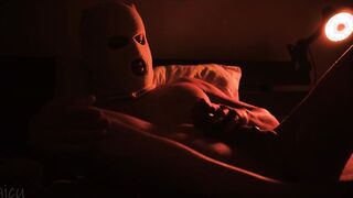 Masturbating My Cock in the Dark in a Rented Airbnb