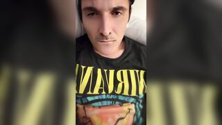 Masturbating off at a motel waiting on prostitute