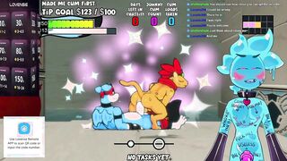 Slime cant stop railing dragon lollipop