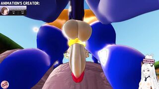 Sonic jams his meaty pink cigar into Tails until he jizzes inwards (Lordcuckness cartoon) - Jazziuu