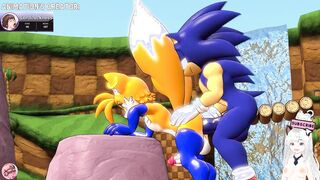 Sonic jams his meaty pink cigar into Tails until he jizzes inwards (Lordcuckness cartoon) - Jazziuu