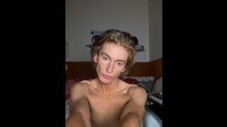 cherry twunk flashes off sleek bod on his eighteenth bday