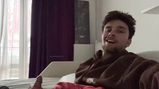 molten hetero school stud drains off his phat cut sausage