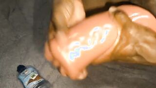 FATTEST DARK-HUED SALAMI BANG A FUCKFEST FUCKTOY TOUGH