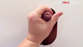 He’s just 20 – and shoots MASSIVE at the gloryhole