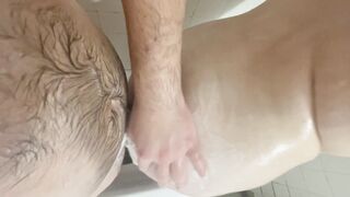 Bi-atch gets torn up in the bathroom(total vid on only admirers thustin69)