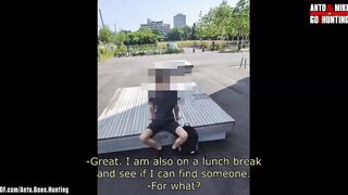Hetero Youngster College girl Gets Blown by Me on His Lunchbreak