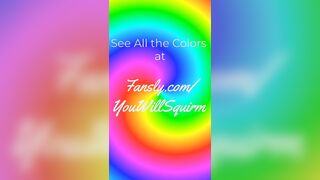 A Colorific Post Ejaculation Torment Tour