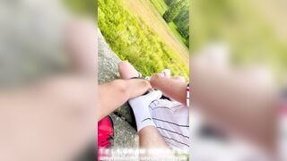 Czech Hunter SneakMaster96 Sole Adore stinkin odorous soles milky socks TN Grind twunk german naked