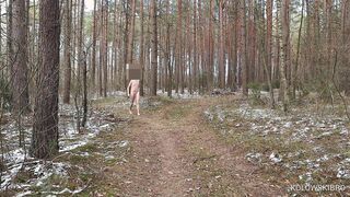Deviant Exhibitionist: Ambling Thru the Forest in Winter (Petite Pink cigar) - KolowskiBRO