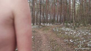 Deviant Exhibitionist: Ambling Thru the Forest in Winter (Petite Pink cigar) - KolowskiBRO