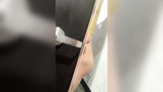 Ultra-kinky latino lad flashing off in gym