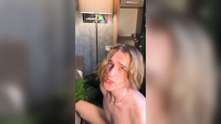 Luxurious Naked Fit Femboy Taunting