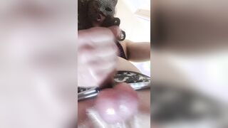 Femboy. Superb Popshot. Jizm is flying into you.