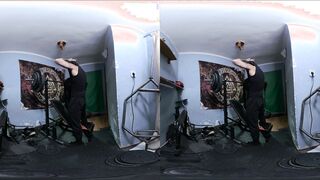 Massaging the Bench, Bare Teaching and Failing Brim Onanism 180VR 8K teaser - Total on OF and FH