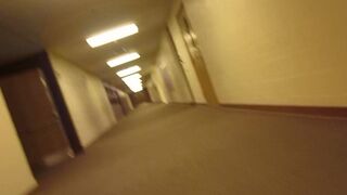 I sent this flick to my manager on my last day of work. Running down the hall outside of his office.