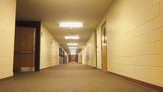 I sent this flick to my manager on my last day of work. Running down the hall outside of his office.