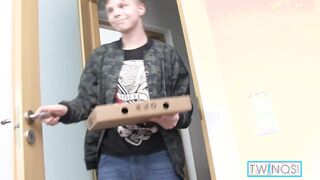 Naughty Beauties Liam P And James T Deepthroat Their Ginormous Stiff Chisels!