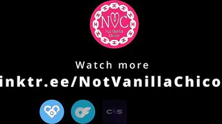 Bare fellow runs on elliptical machine with swell man-meat