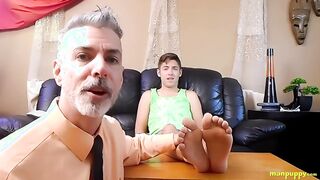 Richard Lennox Uses Trussed Devin Jones For His Demonstration