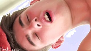 Spunky Lad Pleads for a Deep Bang