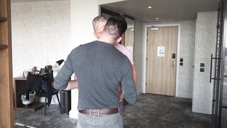 Str8 Businessman Mike books motel naked