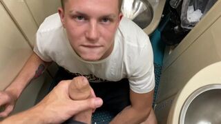 On the teach took me to the wc and romped me in the gullet