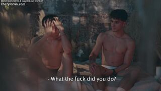 Dreamy strung up Latino jock bangs Chinese bf rigid, Tyler Wu & Nathan