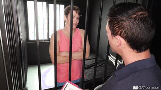 ManRoyale Sage Roux Plumbs The Sheriff For A Get Out Of Prison Free-for-all Card