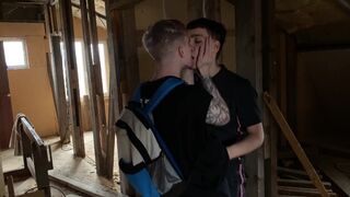 2 twunks plumb in an deserted mansion