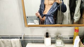 ????????????????Mature Guy with Adorable Bod and Ginormous Man meat Sploogs a AMPLE JIZZ SHOT!