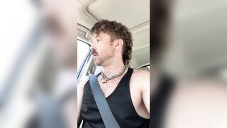 Getting The Truck Washed with a Giant Culo Buttplug Up My Arse