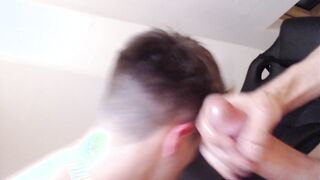 Youngster Gets his booty wrecked by Buddies Fat Jizz-shotgun