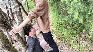 Deep throat by the Lake