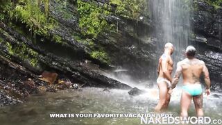 NAKEDSWORD Lynx Rivera And Jona Ortiz Kitchen Without a condom Fuckfest