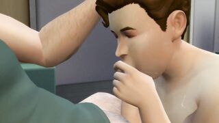 Father Lessons For Him - Audio Erotica - Stepparent Screws Son-in-law - Son-in-law Guzzles Fathers Hefty Explosion - Sims HARD-CORE