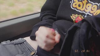 Femboy Blows a load Over His Hoodie