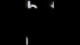 Rear end-fashion bare stud pisses in a cup