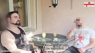 Heterosexual Buddy Steven and I Pound Eachother Condom-free on the Balcony