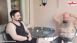 Heterosexual Buddy Steven and I Pound Eachother Condom-free on the Balcony