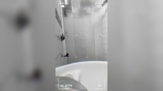 I took a bathroom with my mate and nearly got caught.