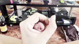 High Stilettos Sissy Milking On Bed ASMR