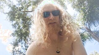 You find a bare boy out in the super-naughty - and then you end up entirely bare and coated in jizz!