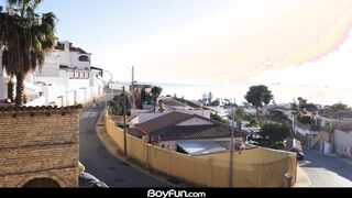 Paramour Dude Takes A Jizm Facial cumshot After Getting Penetrated Humid!