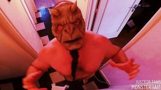 A fellow is transformed into a kinky devil