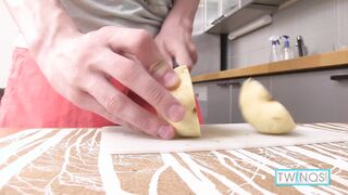 Light-haired Hotty Liam P Tucks His Backside Crevice With Ass-fuck Beads!