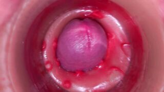 Camera in Honeypot, Cervix POINT OF VIEW, Internal cumshot 4k