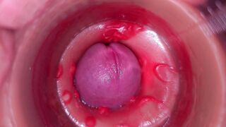 Camera in Honeypot, Cervix POINT OF VIEW, Internal cumshot 4k