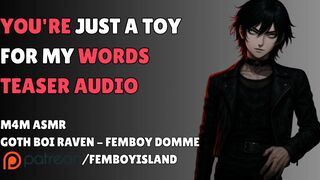You’re Weak Against a Emo Femboy - TEASER AUDIO
