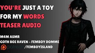 You’re Weak Against a Emo Femboy - TEASER AUDIO